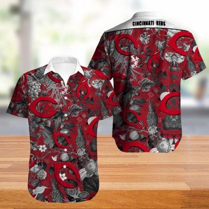 Cincinnati Reds Hawaiian Shirt, Hawaiian Shirt Gift, Christmas Gift Gift For Fans 1