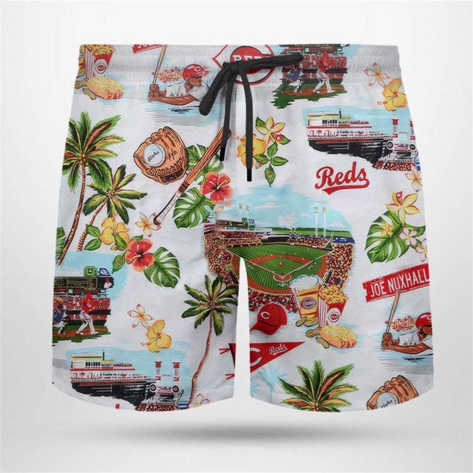 Cincinnati Reds Scenic Hawaiian Shirt 4