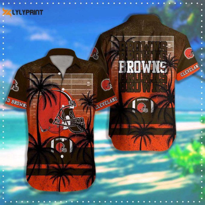 Cleveland Browns Nfl-Hawaii Shirt T-47975 Gift For Fans 1