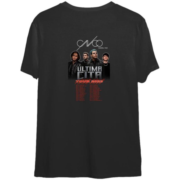 Cnco 2023 Concert Shirt, Cnco Ltima Cita Farewell Tour 2023 Shirt 2