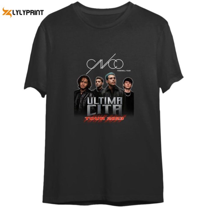 Cnco 2023 Concert Shirt, Cnco Ltima Cita Farewell Tour 2023 Shirt 1