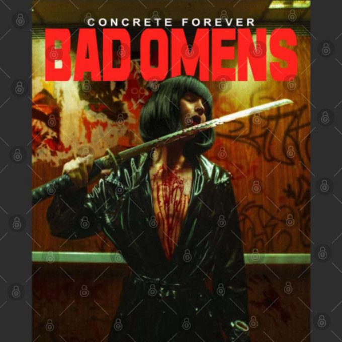 Concrete Forever Us Tour 2023 T-Shirt: Bad Omens Merchandise For Hardcore Fans 4