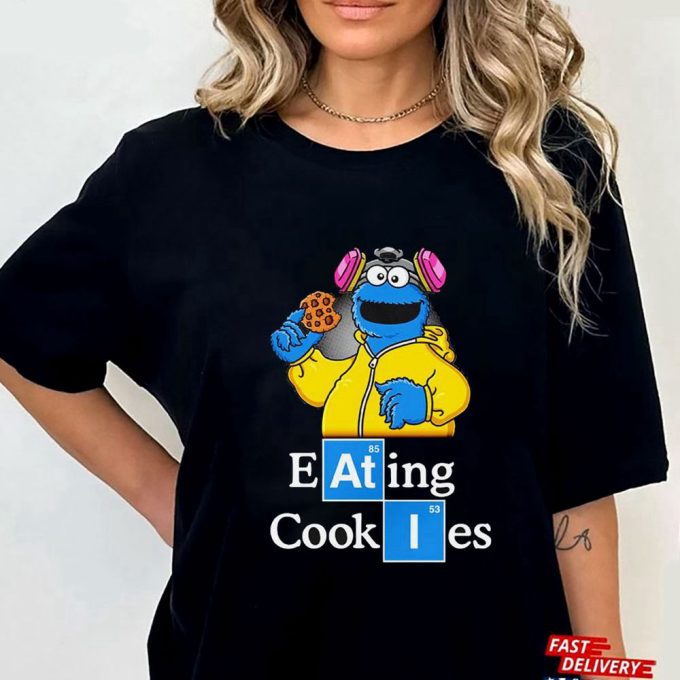 Cookie Monster Breaking Bad Eating Cookies Shirt Hoodie 3