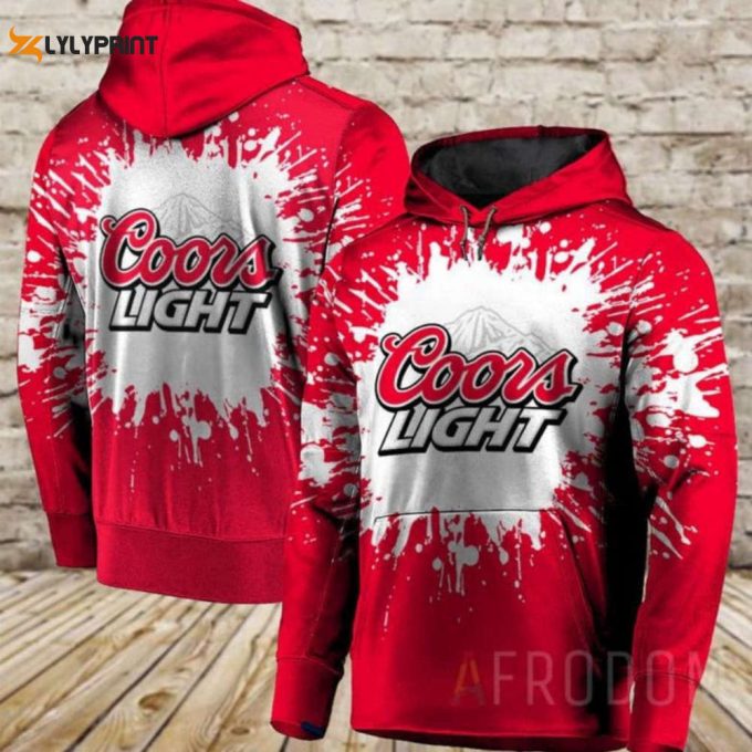 Coors Light 3D All Over Print Hoodie, Zip Hoodie 1