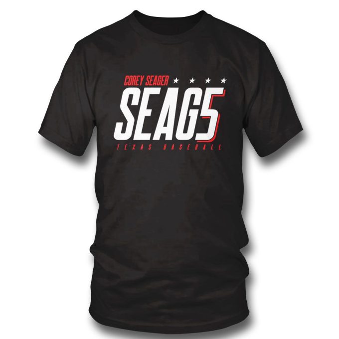 Corey Seagar Texas Rangers Seag 5 Logo Shirt Hoodie 2