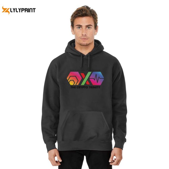Crypto Trinity: Hex Pulsechain &Amp;Amp; Pulsex On White Hoodies - Stay Stylish And Show Your Support! 1