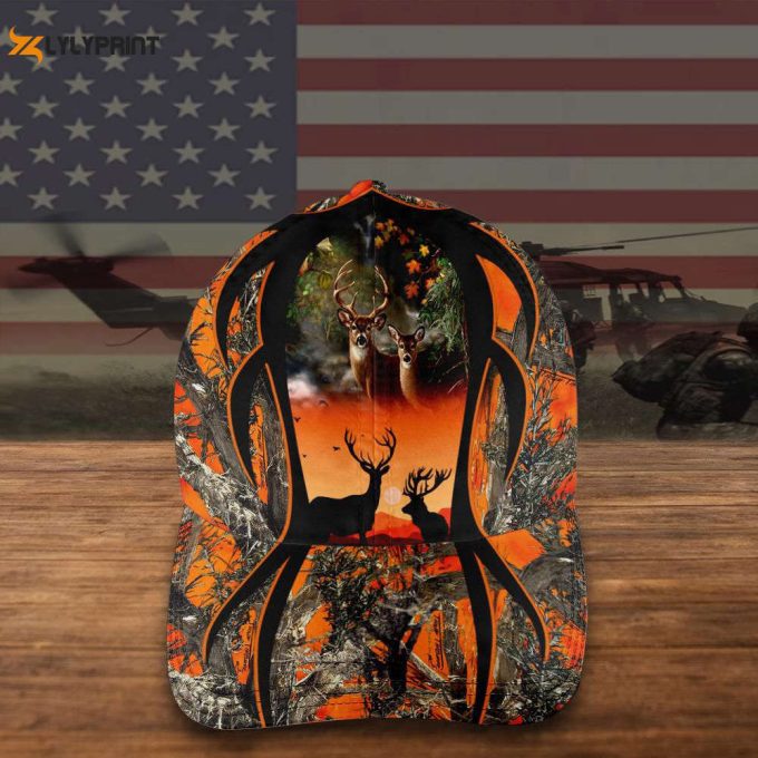 Custom Camouflage Hunting Cap Deer Hunter Love Hunting-Custom Your Cap All Over Printed 1