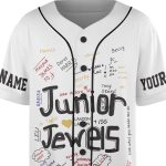 Custom Name And Number Junior Jewels Music Baseball Jersey, You Belong With Me Outfit