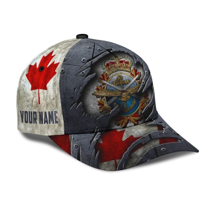 Personalized Canadian Armed Forces Classic Cap - Custom Name Baseball Cap Gift 2