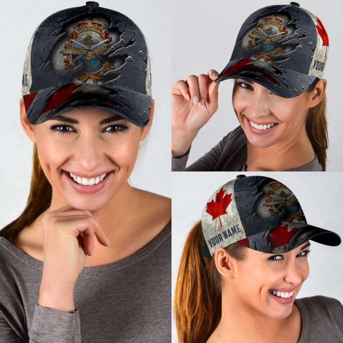 Personalized Canadian Armed Forces Classic Cap - Custom Name Baseball Cap Gift 4