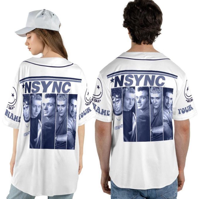 Custom Name In My Nsync Reunion Era Music Baseball Jersey, Nsync Boy Band 90S 2023 4