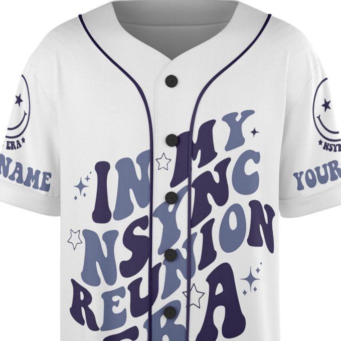 Custom Name In My Nsync Reunion Era Music Baseball Jersey, Nsync Boy Band 90S 2023 5