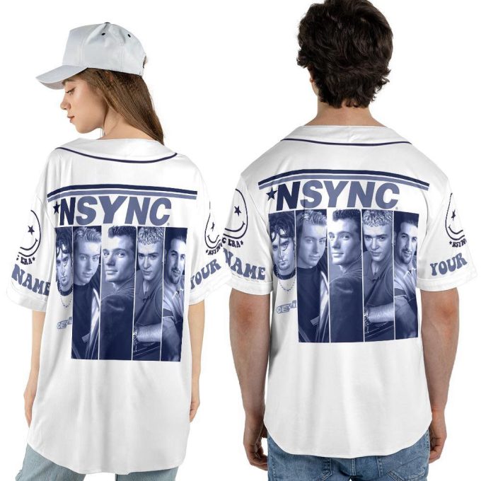 Custom Name In My Nsync Reunion Era Music Baseball Jersey, Nsync Boy Band 90S 2023