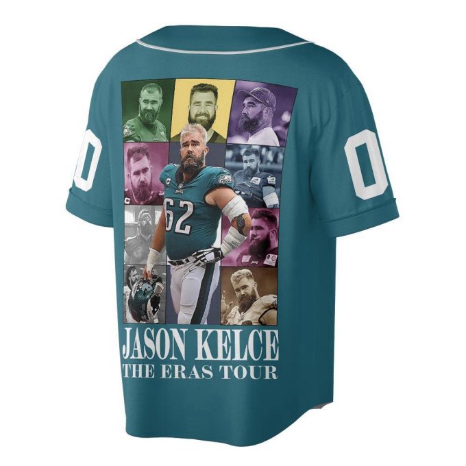 Custom Name Jason Kelce The Eras Football Baseball Jersey For Men Women 2