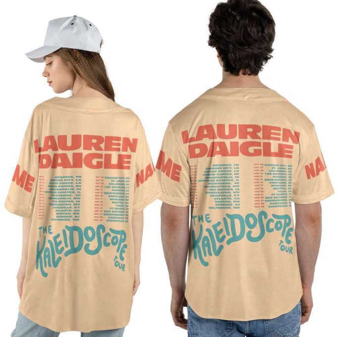 Custom Name Lauren Daigle Music Baseball Jersey 5