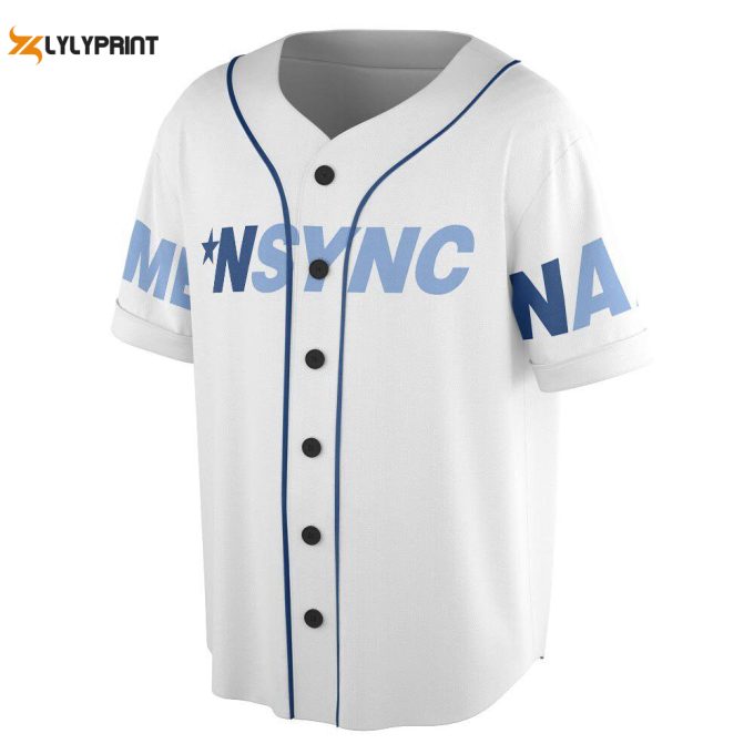 Custom Name Nsync 2023 Baseball Jersey, Nsync Boy Band Forever Christmas 1