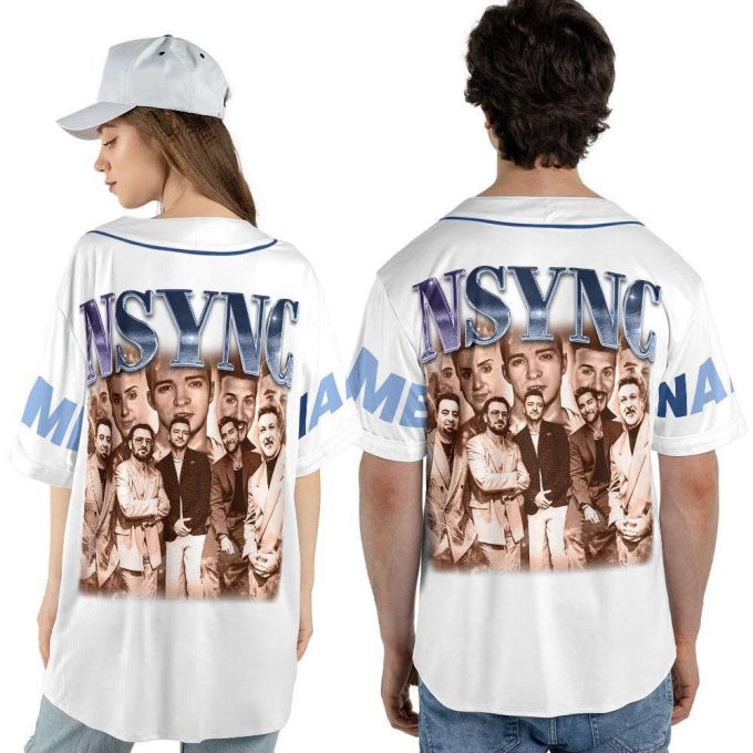 Custom Name Nsync 2023 Baseball Jersey, Nsync Boy Band Forever Christmas 2