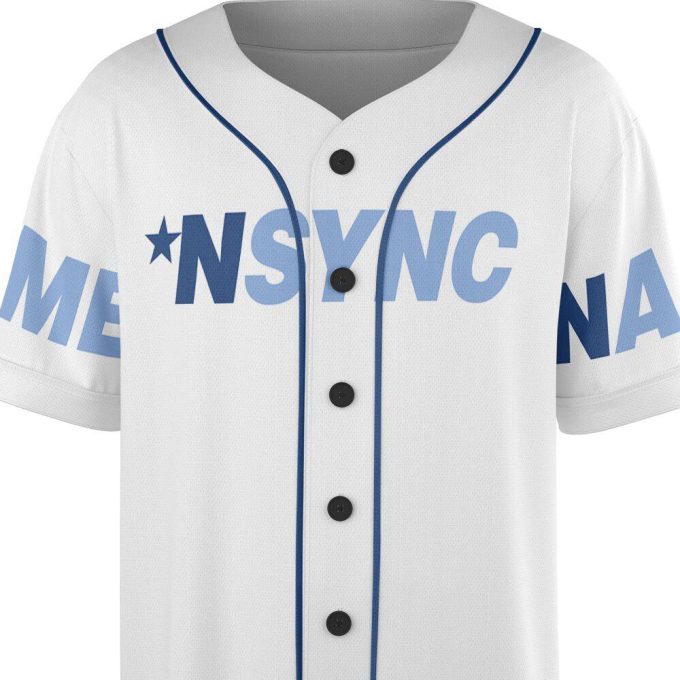 Custom Name Nsync 2023 Baseball Jersey, Nsync Boy Band Forever Christmas 3