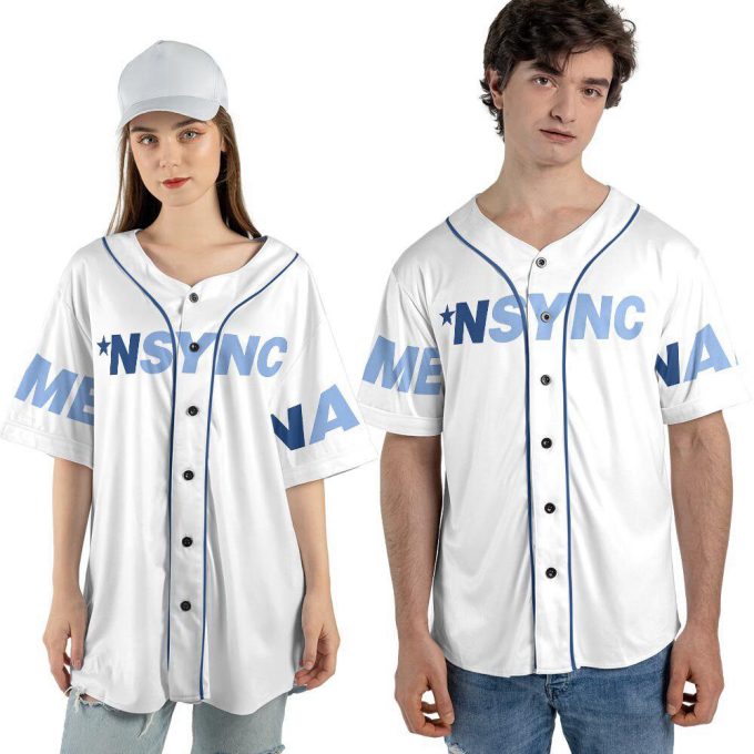 Custom Name Nsync 2023 Baseball Jersey, Nsync Boy Band Forever Christmas 5