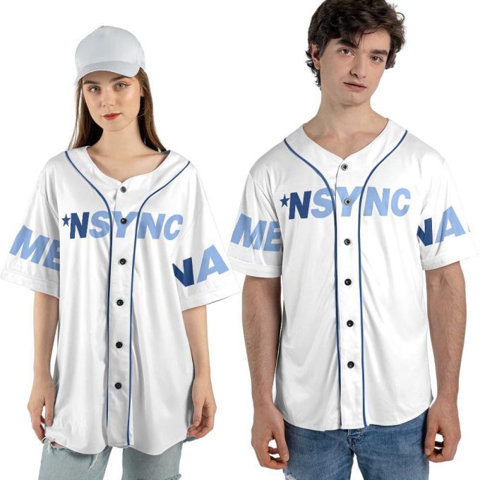 Custom Name Nsync 2023 Baseball Jersey, Nsync Boy Band Forever Christmas 3