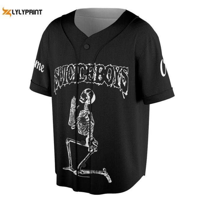 Custom Name Suicideboys Baseball Jersey 1