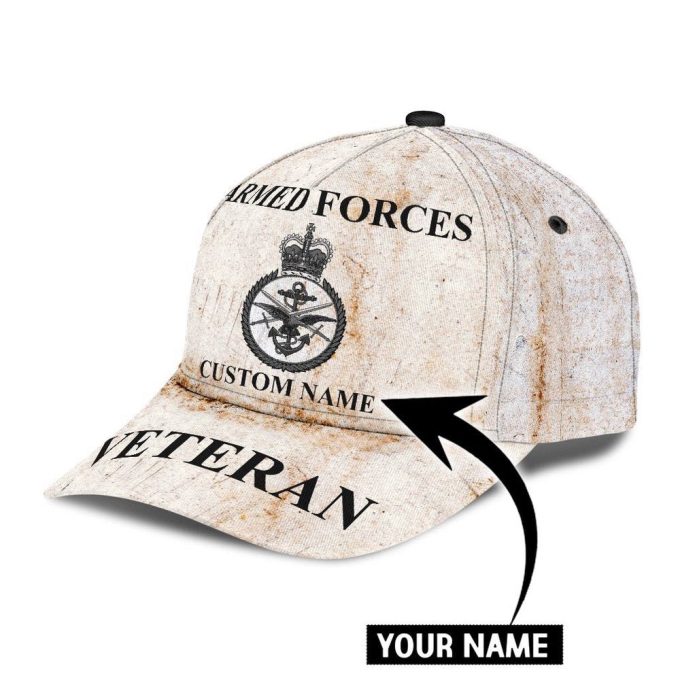 British Veteran Armed Forces Classic Cap - Custom Name Xt Hht13042103 4