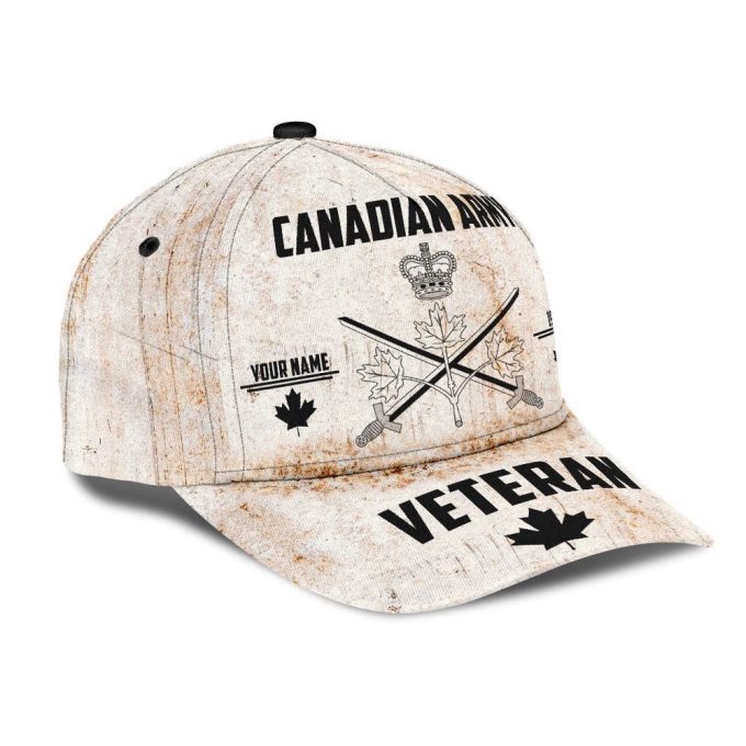 Personalized Canadian Army Classic Cap - Custom Name Xt Baseball Cap Gift 2