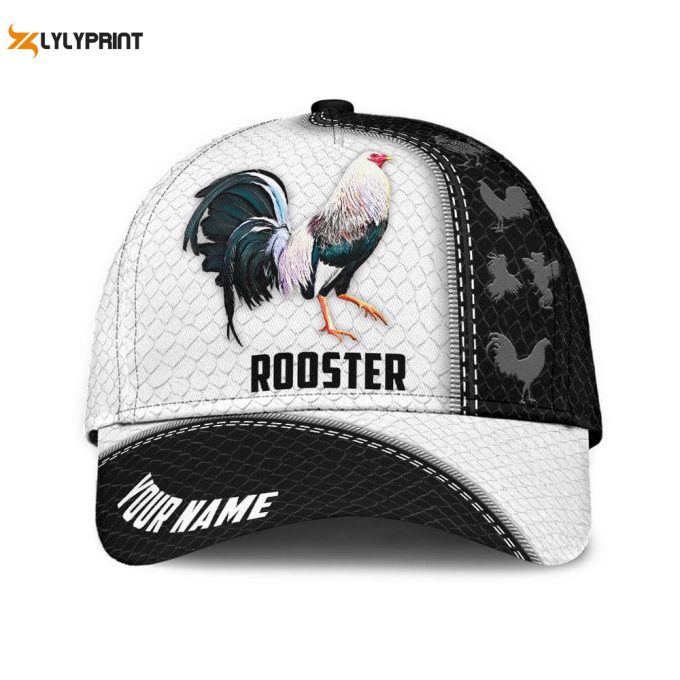 Custom Rooster Cap Personalized 3D Printed Hat - Gift 1