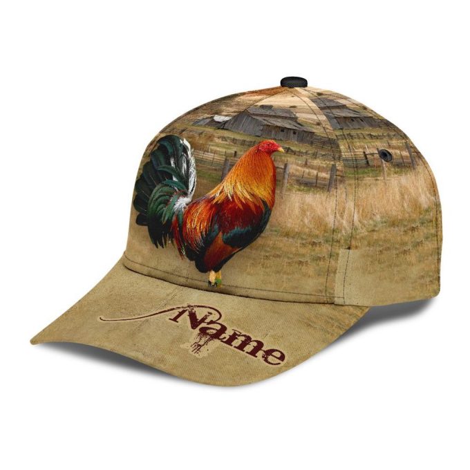 Custom Rooster Cap - Unique 3D Printed Personalized Hat Gift 4
