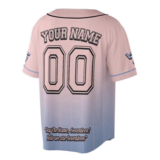 Custom Seventeen Kpop Baseball Jersey For Men Women 2