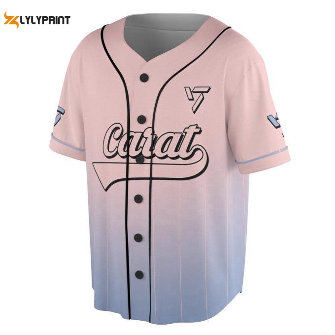 Custom Seventeen Kpop Baseball Jersey For Men Women 1