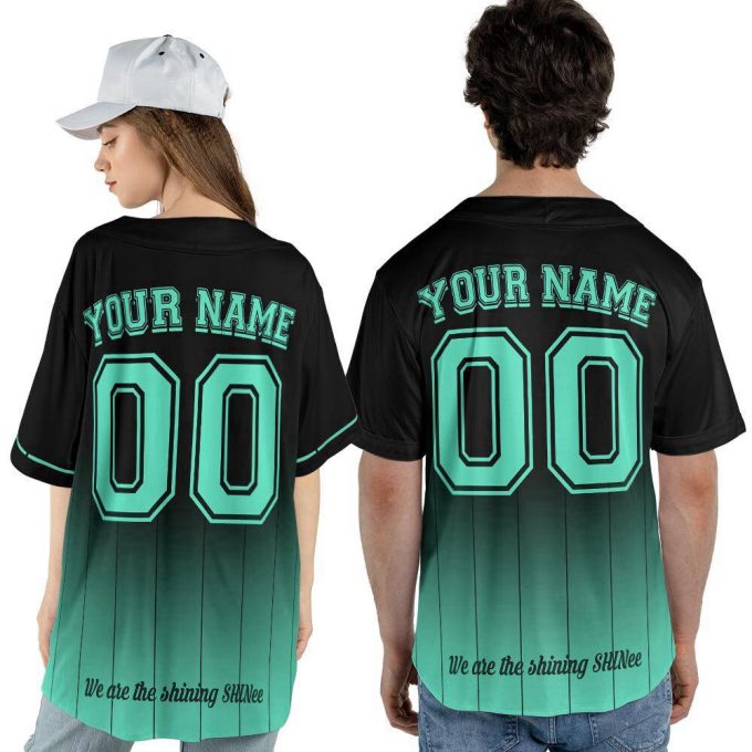 Custom Shinee Kpop Baseball Jersey For Men Women 4