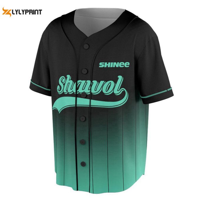 Custom Shinee Kpop Baseball Jersey For Men Women 1