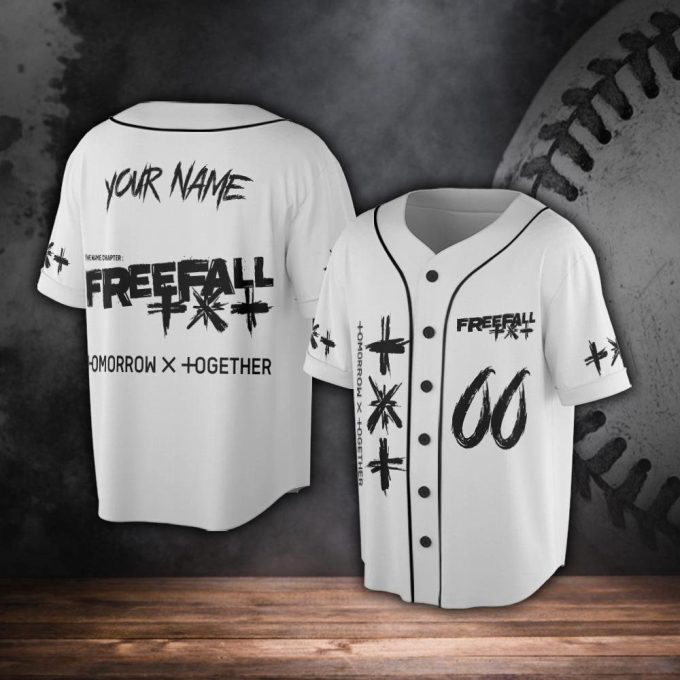 Custom Txt Kpop Baseball Jersey For Men Women 6