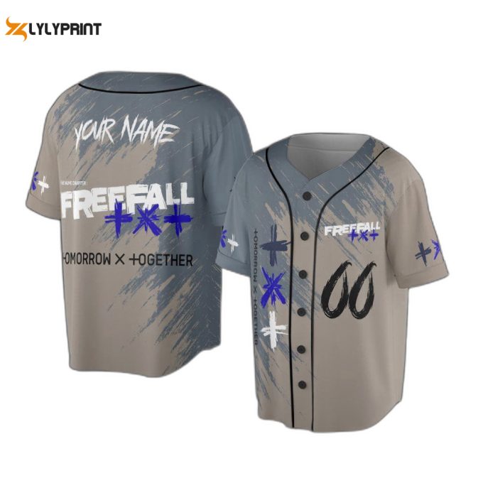 Custom Txt Kpop Baseball Jersey For Men Women 1