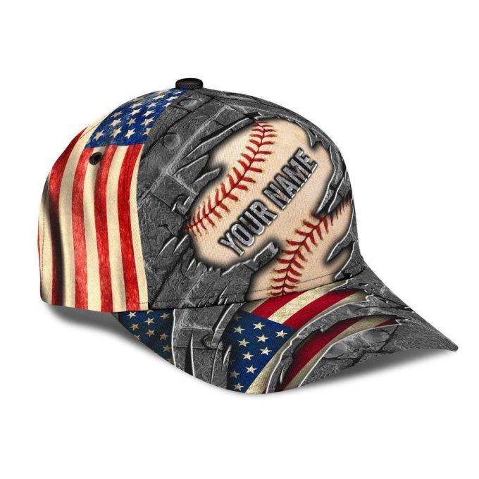 Customize Name Baseball Lover All Over 3D Design Print Cap Mh20042106 Printed Baseball Cap Gift 6