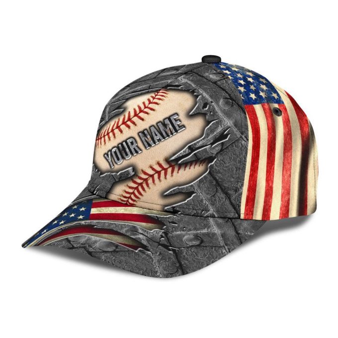 Customize Name Baseball Lover All Over 3D Design Print Cap Mh20042106 Printed Baseball Cap Gift 2
