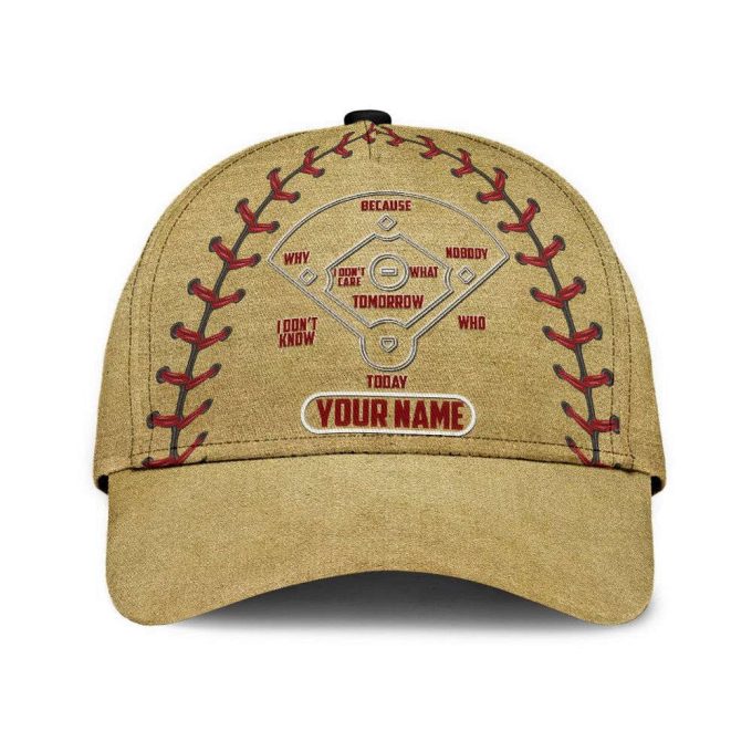 Customize Name Baseball Lover All Over 3D Design Print Cap Ntn15042101 Printed Baseball Cap Gift 3