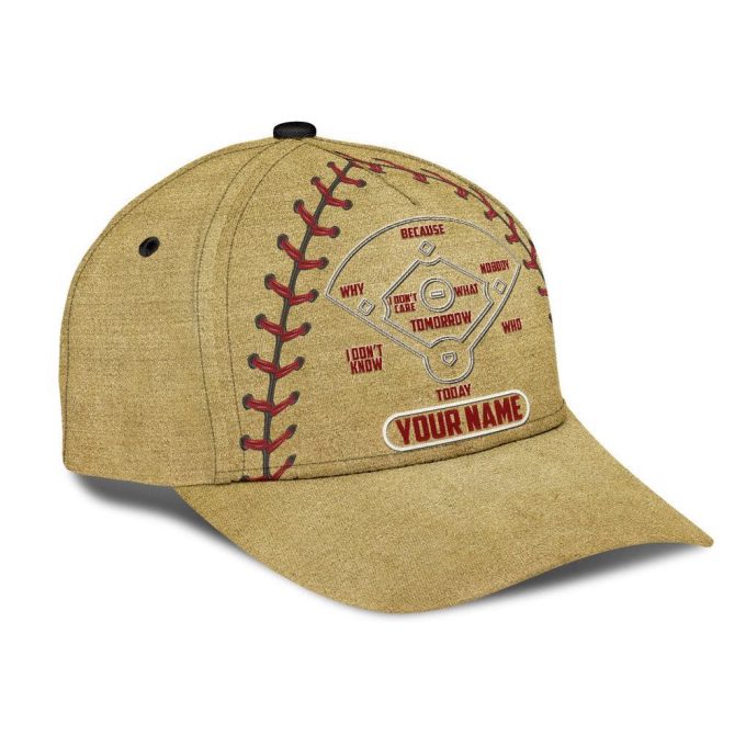 Customize Name Baseball Lover All Over 3D Design Print Cap Ntn15042101 Printed Baseball Cap Gift 4