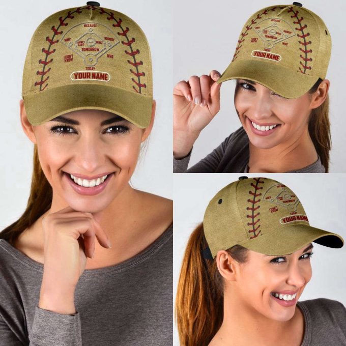 Customize Name Baseball Lover All Over 3D Design Print Cap Ntn15042101 Printed Baseball Cap Gift 7