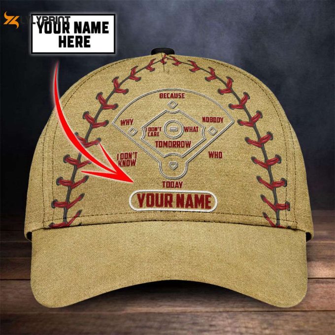 Customize Name Baseball Lover All Over 3D Design Print Cap Ntn15042101 Printed Baseball Cap Gift 1