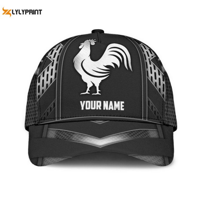 Customized Rooster Cap 3D Printed Gift - Personalize Your Style! 1