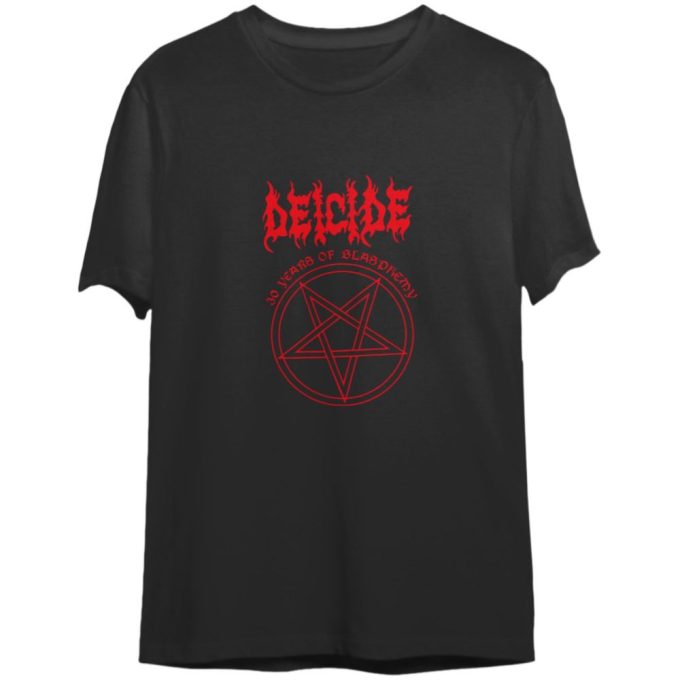 Deicide Unisex T-Shirt: 30 Years Of Blasphemy (Back Print) 1