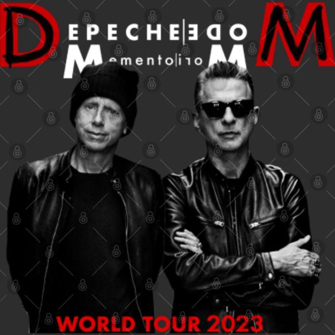Depeche Mode Memento Mori 2023 T-Shirt, Rock Lover Vintage Tshirt, Depeche Mode World Tour 3