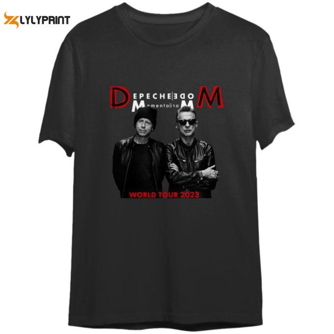 Depeche Mode Memento Mori 2023 T-Shirt, Rock Lover Vintage Tshirt, Depeche Mode World Tour 1