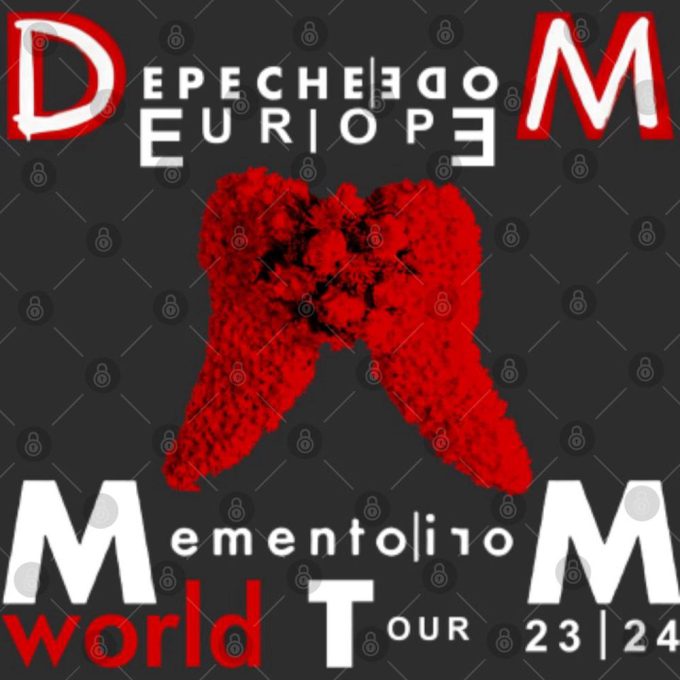 Depeche Mode Memento Mori T-Shirt, Depeche Mode Shirt, Rock Tour Shirt 3