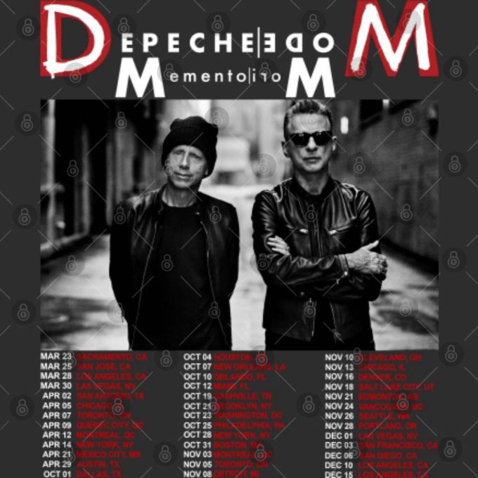 Depeche Mode Memento Mori Tour 2023 T-Shirt, Depeche Mode Tour 2023 Tshirt, Music Tour 2023 4