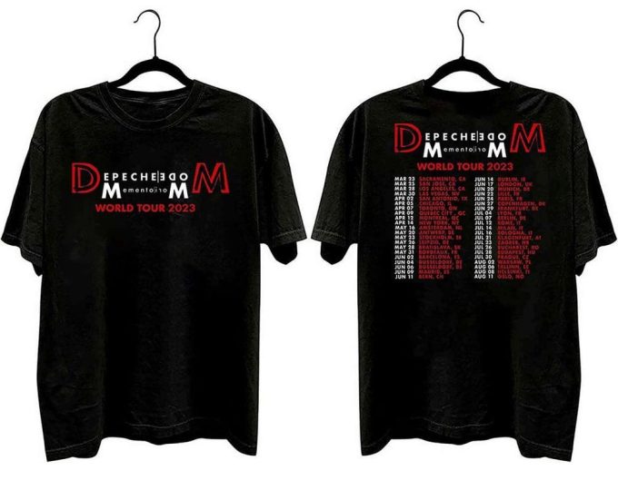 Depeche Mode Memento Mori Tour 2023 Tshirt: Engaging Merch For Depeche Mode Tour 5