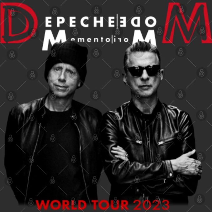 Depeche Mode Memento Mori Tour 2023 Tshirt, Depeche Mode Tour 2023 Tshirt 3