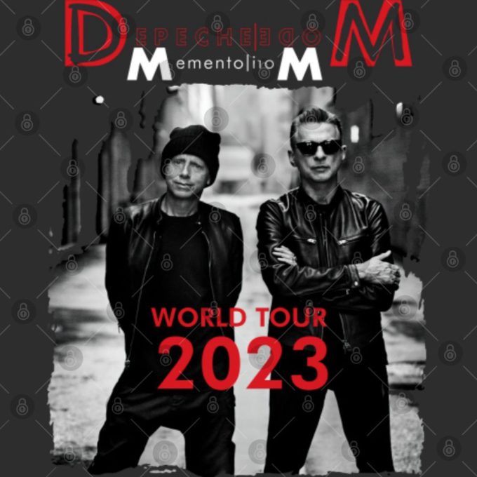 Depeche Mode Memento Mori World Tour 2023 T-Shirt 3